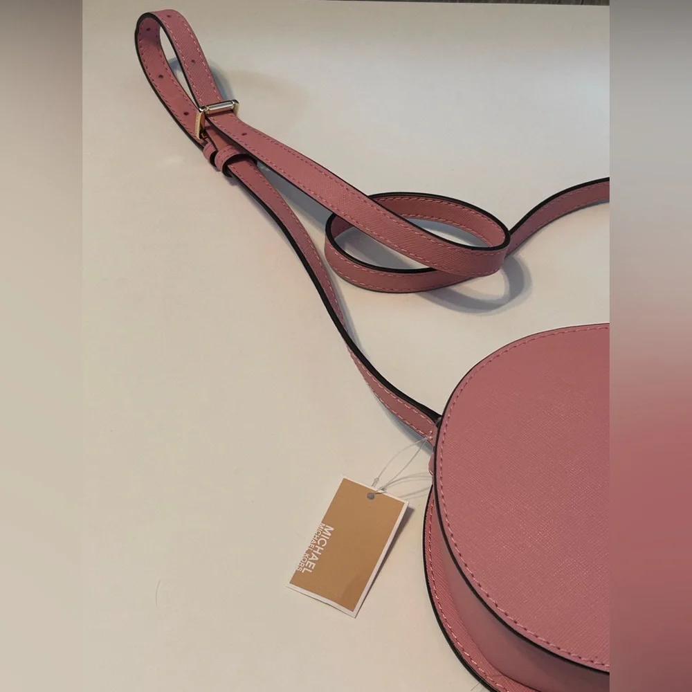 NWT MICHAEL KORS Jet Set Travel Primrose Medium Leather Crossbody Bag - Picture 3 of 9